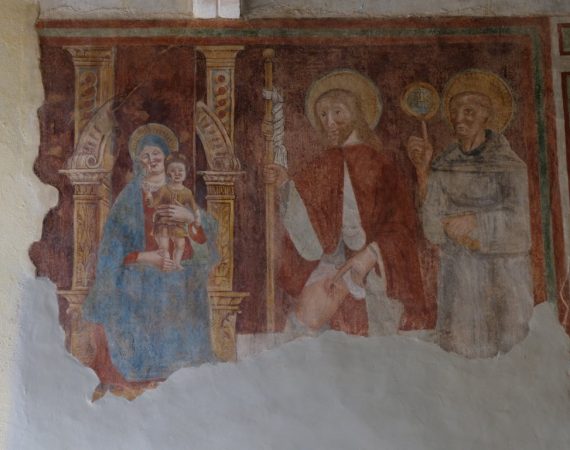 Chiesa di san Biagio - particolare affresco 3